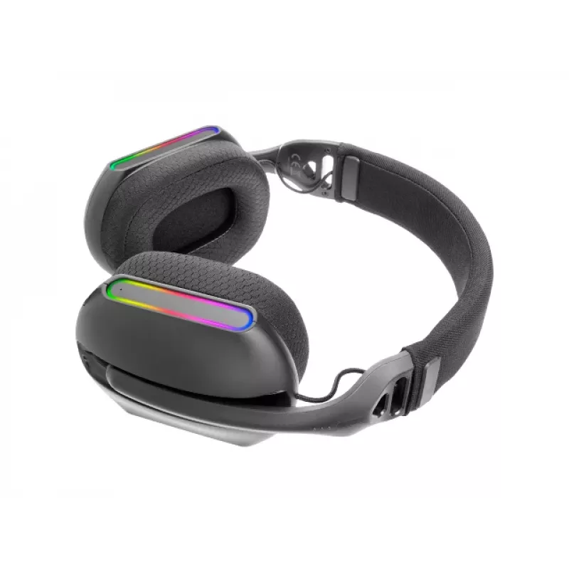 Mars Gaming MHW-PRO Zestaw słuchawkowy Przewodowy i bezprzewodowy Head-band USB Type-C Bluetooth Czarny