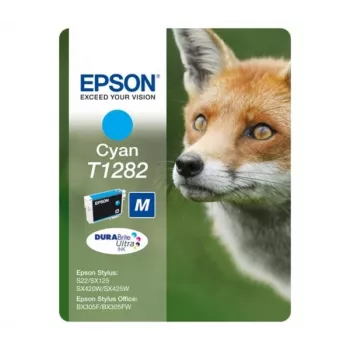 Epson Fox Singlepack cyjan T1282 DURABrite Ultra Ink, cyjan, 1 szt.