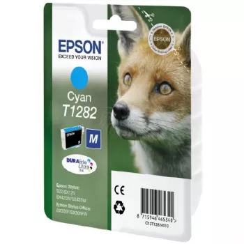 Epson Fox Singlepack cyjan T1282 DURABrite Ultra Ink, cyjan, 1 szt.