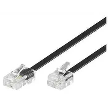 Kabel telefoniczny Microconnect MPK451S 1 m czarny