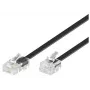 Kabel telefoniczny Microconnect MPK451S 1 m czarny