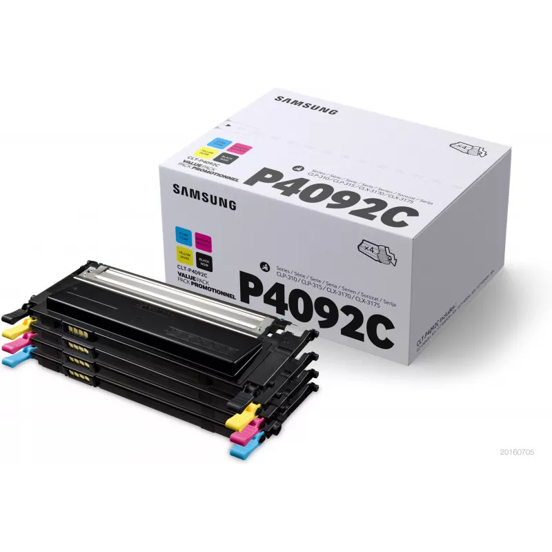 Samsung CLT-P4092C 4-pak Tonery Czarny/cyjan/magenta/żółty