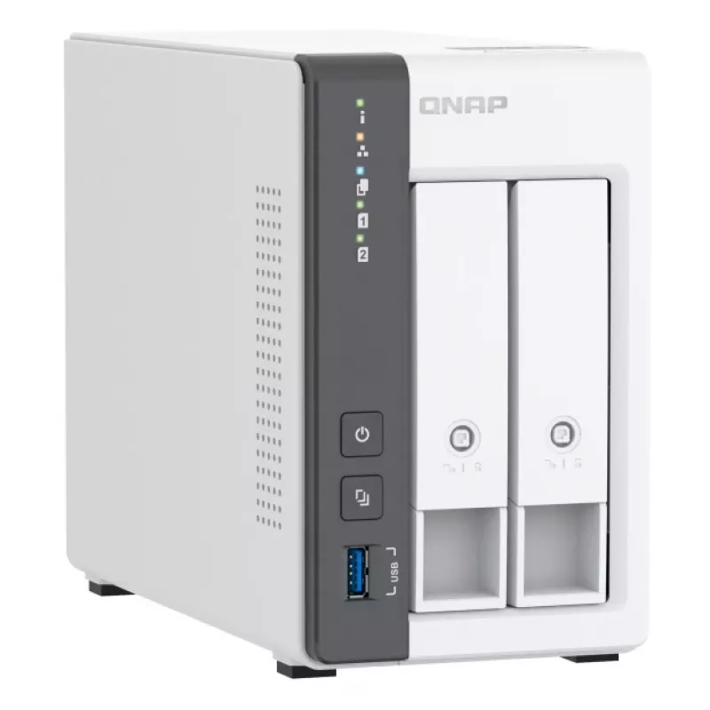 QNAP TS-216G Serwer NAS/storage Tower Cortex-A Cortex-A55 4 GB HDD Biały