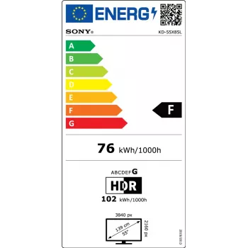 Sony TV KD55X85L 55-calowy telewizor LCD 4K UHD