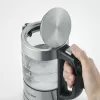 Czajnik elektryczny SEVERIN WK3458, 0,5 L, 1100 W, szkło i stal nierdzewna, 5 ustawień temperatury, bezprzewodowy