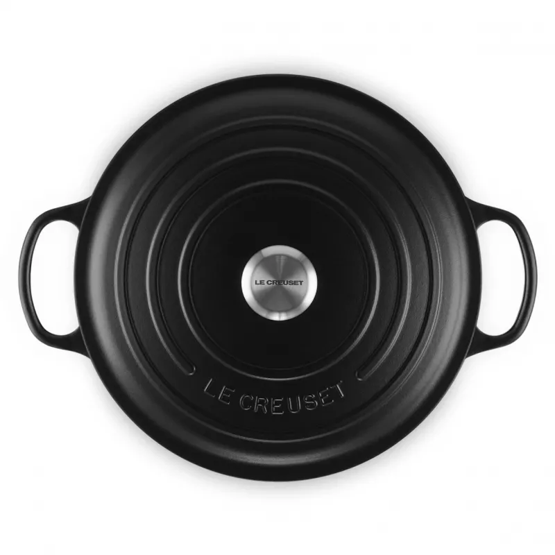 Le Creuset Signature Round Dutch Oven 8.1L Czarny 30cm