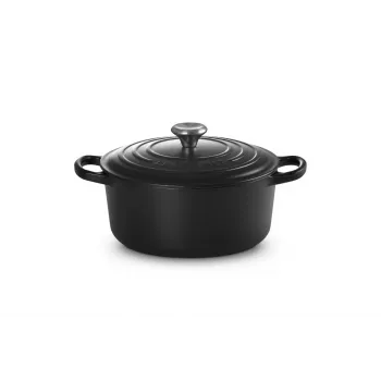 Le Creuset Signature 3,3 l okrągły czarny