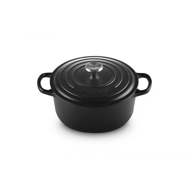 Le Creuset Signature 3,3 l okrągły czarny