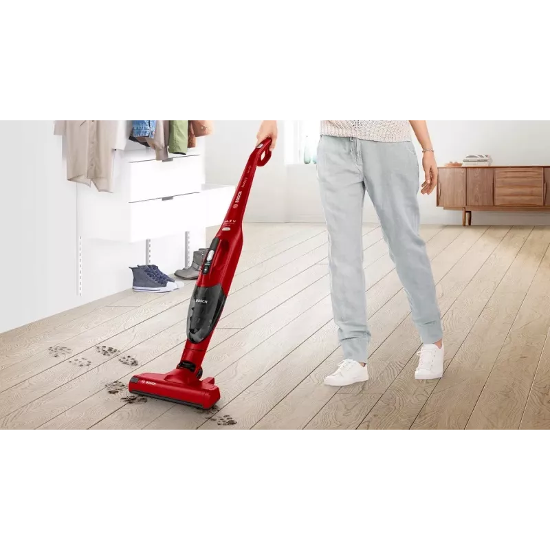 Bosch Series 2 BBHF214R 2-w-1 bezprzewodowy odkurzacz pionowy czerwony