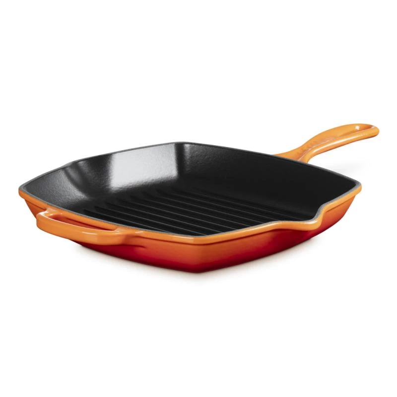Le Creuset Signature Square Grill Pan 26cm oven czerwony (20183260900422)