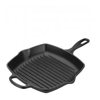 Le Creuset Signature kwadratowa patelnia grillowa 26 cm czarny satynowy (20183260000422)