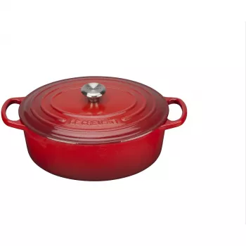 Le Creuset Signature Roaster owalne 27 cm kirschrot