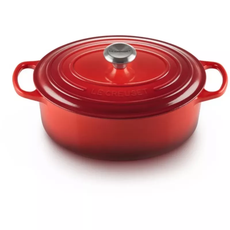Le Creuset Signature Roaster ovalna 29 cm wiśniowoczerwona