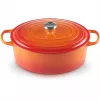 Le Creuset Signature Brytfanna owalna 33cm piekarnik czerwona (21178330902430)
