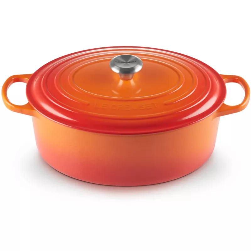 Le Creuset Signature Brytfanna owalna 33cm piekarnik czerwona (21178330902430)