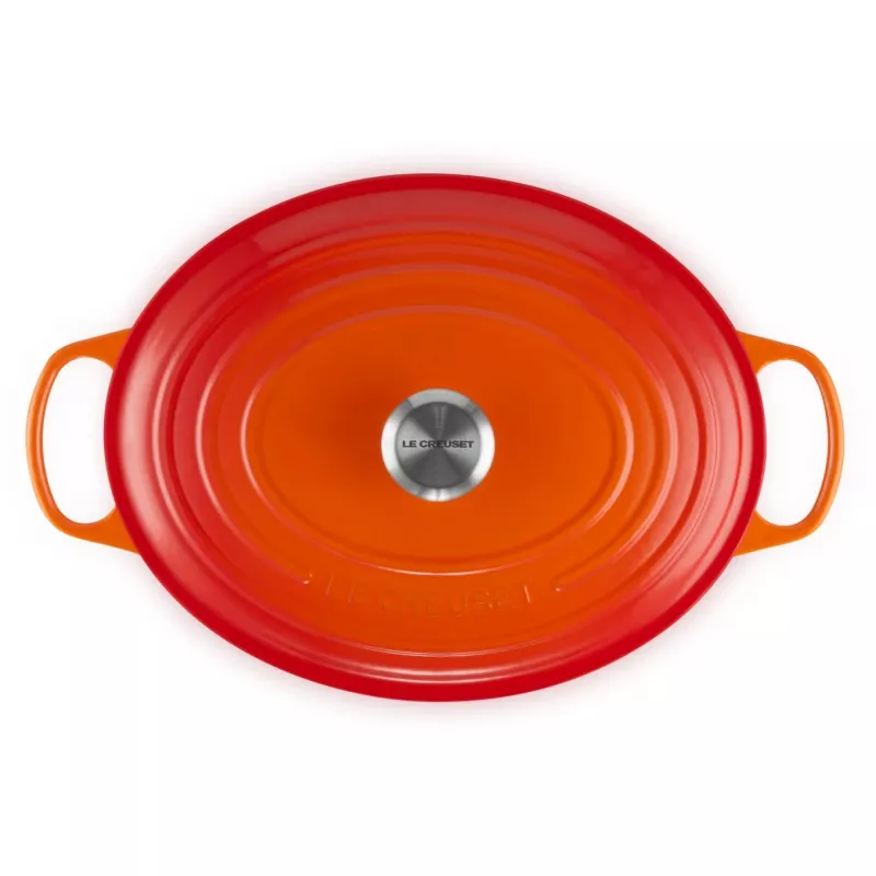 Le Creuset Signature Brytfanna owalna 33cm piekarnik czerwona (21178330902430)