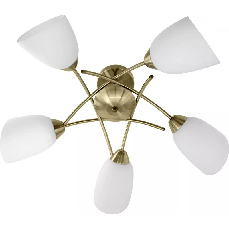 Klasyczna żyrandolowa lampa wisząca Activejet NIKITA Patyna 5xE27 do salonu