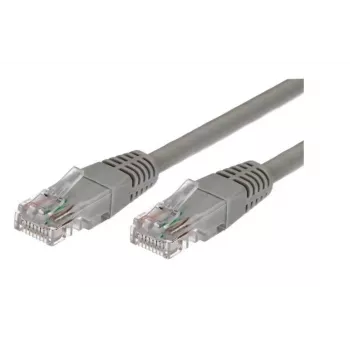 Kabel krosowy kat.5e RJ45 UTP 1m szary - opakowanie 10 szt.