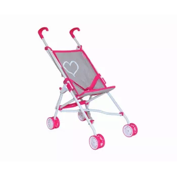 Wózek dla lalek milly mally Julia Prestige Pink — lekki kompaktowy wózek, model 2722