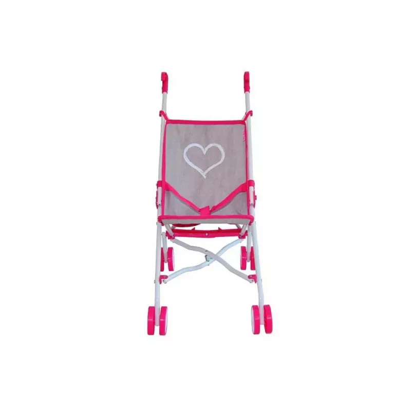 Wózek dla lalek milly mally Julia Prestige Pink — lekki kompaktowy wózek, model 2722