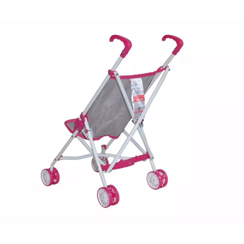 Wózek dla lalek milly mally Julia Prestige Pink — lekki kompaktowy wózek, model 2722