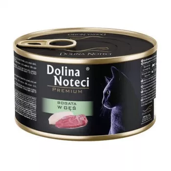 DOLINA NOTECI Premium bogata w gęś - mokra karma dla kota - 185g