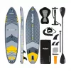 Zestaw dmuchanej deski SUP Rebel ACTIVE 350x81x15 cm - model RBA-4500, wszechstronna deska turystyczna