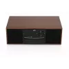 Mini wieża muzyczna JVC RD-E761, 2×8 W RMS, Bluetooth 4.2, USB, CD, FM, drewniana obudowa, czarna