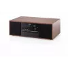 Mini wieża muzyczna JVC RD-E761, 2×8 W RMS, Bluetooth 4.2, USB, CD, FM, drewniana obudowa, czarna
