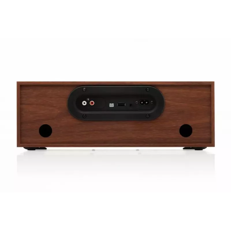 Mini wieża muzyczna JVC RD-E761, 2×8 W RMS, Bluetooth 4.2, USB, CD, FM, drewniana obudowa, czarna