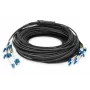 Digitus Pre-assembled Fiberglass Universal Breakout kabel Single Mode OS2 12 Fibers LC/UPC 100m