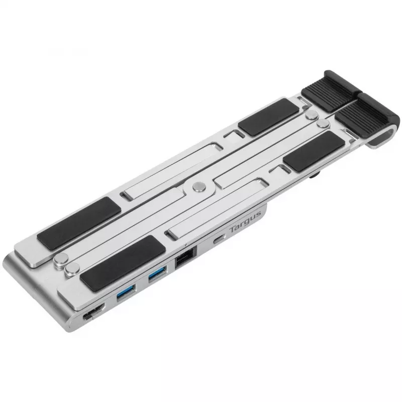 Przenośna podstawka ze zintegrowanym dokiem Stacja dokująca + uchwyt na notebooka USB-C 3.2 Gen 1 Thunderbolt 3