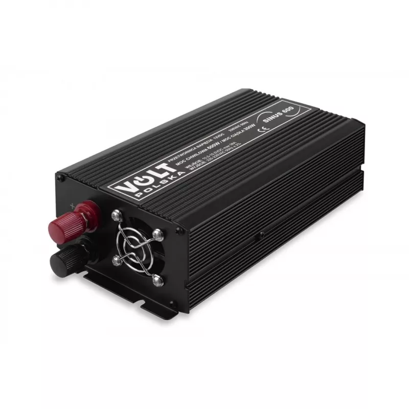 Przetwornica napięcia Volt SINUS-600 12 V na 230 V 300 W ciągła 600 W szczytowa