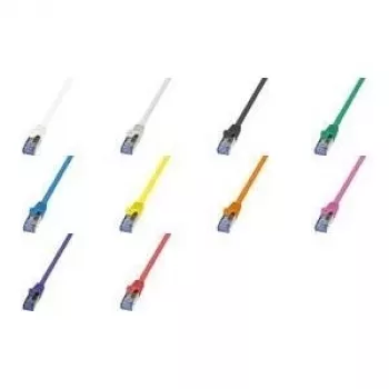 LogiLink PrimeLine - Patch-Cable - RJ-45 (M) to RJ-45 (M) - 2 m - SFTP, PiMF - CAT 6a - bezhalogenowy - pink