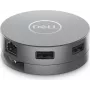 DELL 6-w-1-USB-C-Multiport-Adapter - DA305 - przewodowy - USB 3.2 Gen 2 (3.1 Gen 2) Type-C - 10,100,1000 Mbit/s - srebrny - 3840 x 2160 pikseli - Dell (5H1R0)