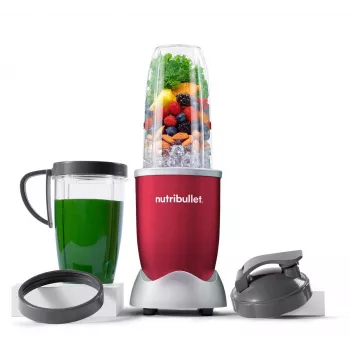 NutriBullet NB907R 0.9 L Blender kuchenny 900 W Czerwony, Srebrny