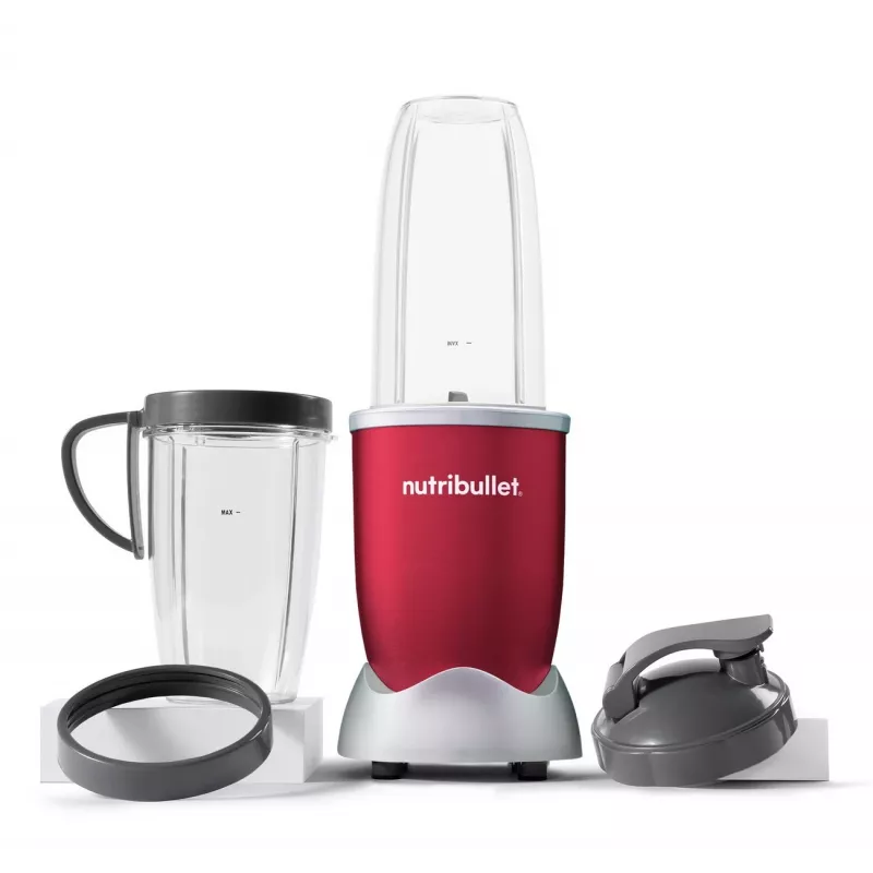 NutriBullet NB907R 0.9 L Blender kuchenny 900 W Czerwony, Srebrny