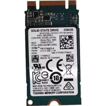 Lenovo Toshiba - SSD - 256 GB - wewnętrzny - M.2 2242 - PCIe 3.0 x2 (NVMe)