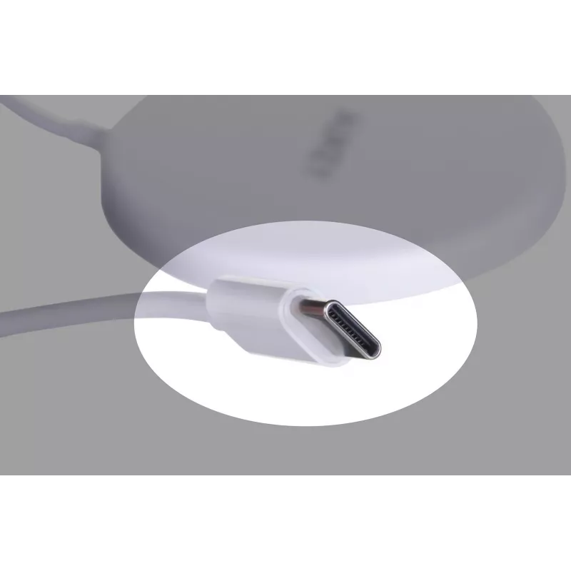AUEKY Aircore Magnetic LC-A1 Bezprzewodowa ładowarka magnetyczna QI USB-C 15W Biała