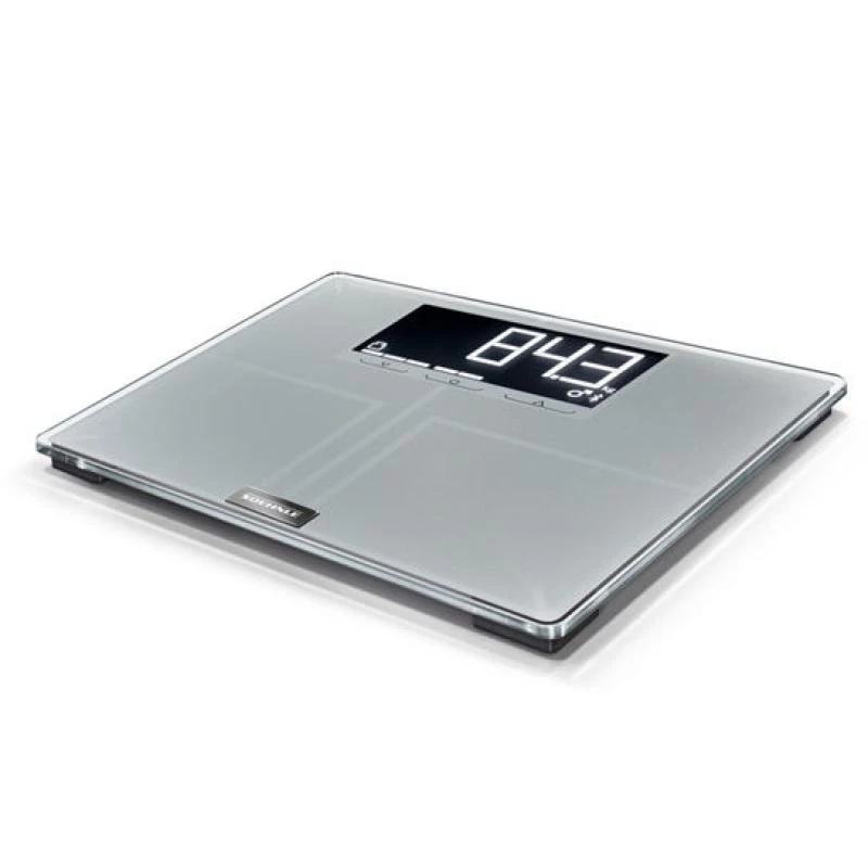 Soehnle Shape Sense Connect 200 prostokątna srebrna elektroniczna waga osobista