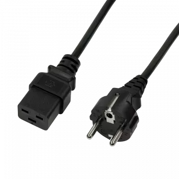 LogiLink CP152 Kabel zasilający Czarny 1,8 m CEE7/7 IEC C19 (CP152)