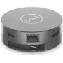 Dell 6-w-1 adapter USB-C – DA305 – przewodowy – USB 3.2 Gen 2 (3.1 Gen 2) Typu-C – 10,100,1000 Mbit/s – srebrny – 3840 x 2160 pikseli – Dell