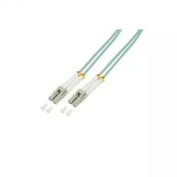 Logilink - kabel krosowy - LC wielomodowy (M) - LC wielomodowy (M) - 10 m - światłowód - 50/125 mikrometra - OM3 - bezhalogenowy - akwamarynowy (FP3LC10)