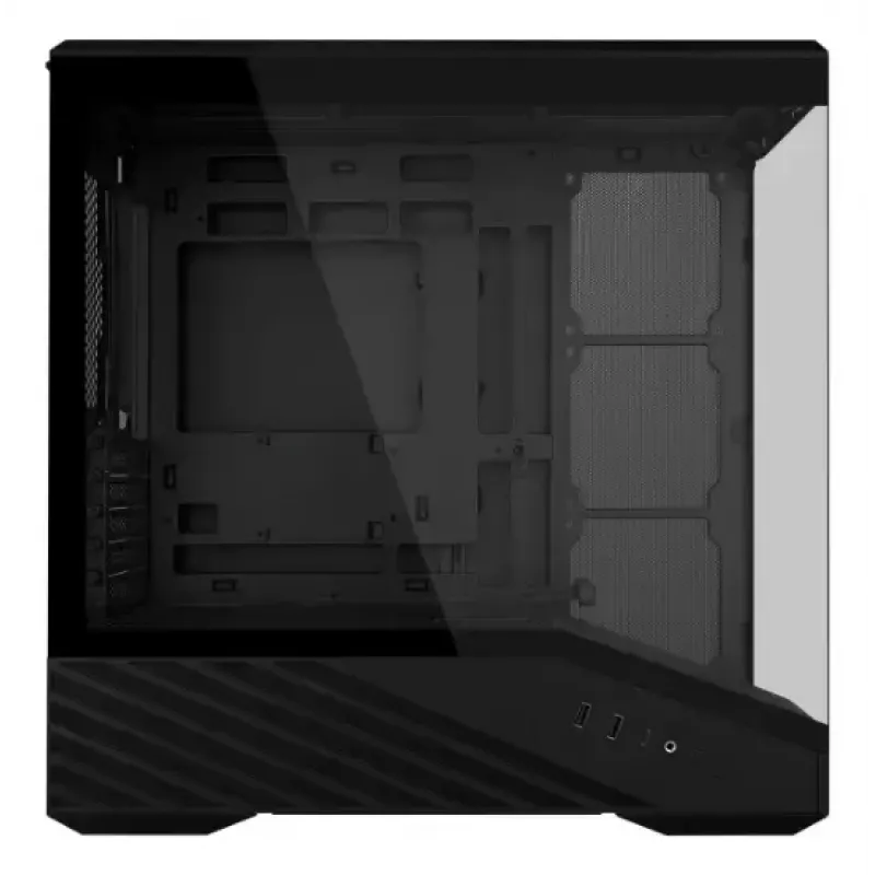 Mini Tower obudowa PC Lian Li Vector V100R MINI — Mini-ITX/Micro-ATX, szkło hartowane, 3x120mm wentylatory boczne + 1x120mm wentylator tylny, 2x 2,5 cala + 1x 3,5 cala zatoki, czarna