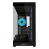 Mini Tower obudowa PC Lian Li Vector V100R MINI — Mini-ITX/Micro-ATX, szkło hartowane, 3x120mm wentylatory boczne + 1x120mm wentylator tylny, 2x 2,5 cala + 1x 3,5 cala zatoki, czarna