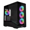 Mini Tower obudowa PC Lian Li Vector V100R MINI — Mini-ITX/Micro-ATX, szkło hartowane, 3x120mm wentylatory boczne + 1x120mm wentylator tylny, 2x 2,5 cala + 1x 3,5 cala zatoki, czarna
