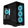 Mini Tower obudowa PC Lian Li Vector V100R MINI — Mini-ITX/Micro-ATX, szkło hartowane, 3x120mm wentylatory boczne + 1x120mm wentylator tylny, 2x 2,5 cala + 1x 3,5 cala zatoki, czarna