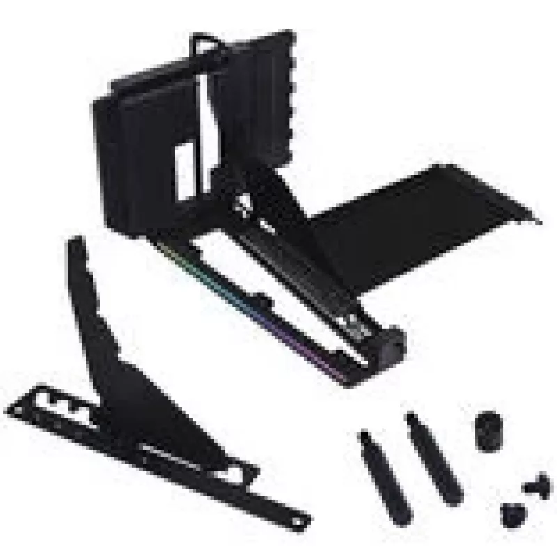 Zestaw do pionowego montażu GPU Lian Li VG4-5-V4 z kablem riser PCIe 5.0, czarny