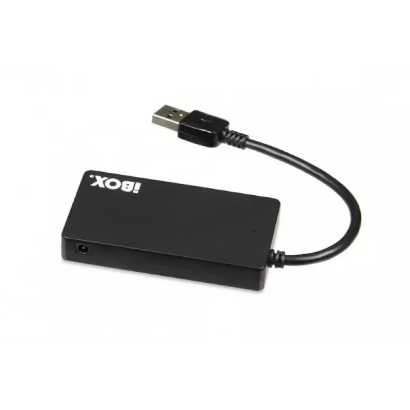 Hub interfejsów iBox IUH3F56 USB 3.2 Gen 1 (3.1 Gen 1) Type-A 5000 Mbit/s Czarny