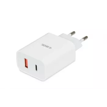 Ładowarka sieciowa iBox C-36 uniwersalna biała USB szybkie ładowanie